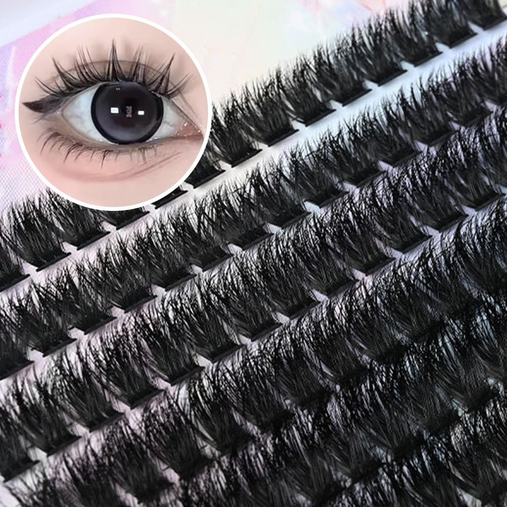 Eyelash Extension Cluster - Натуральные накладные ресницы в стиле Wispy,