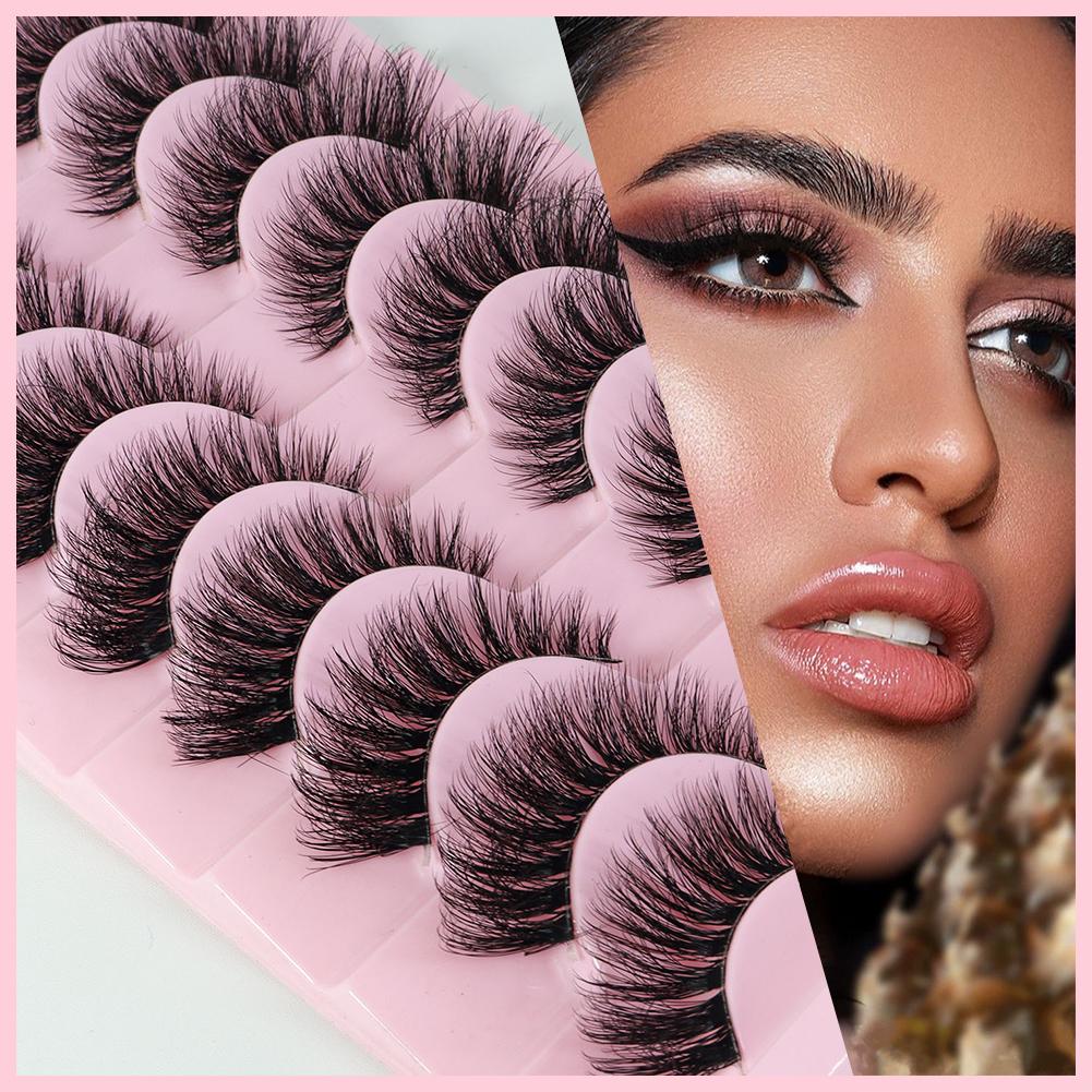 Eyelash Extension For Big Eyes - Полные пушистые накладные ресницы, лисьи ресницы,