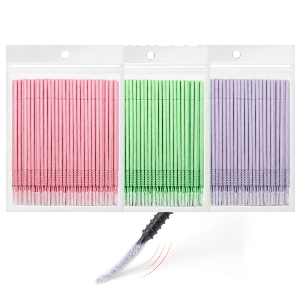 Eyelash Extension Options - 500 шт. аппликаторов для очистки ресниц: