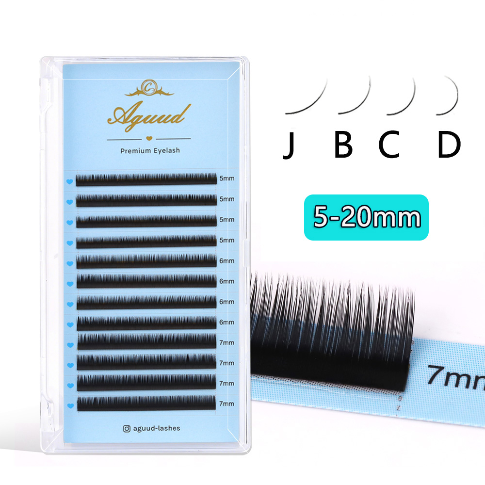 Eyelash Extension Hybrid - AGUUD J B Curl Нижние ресницы