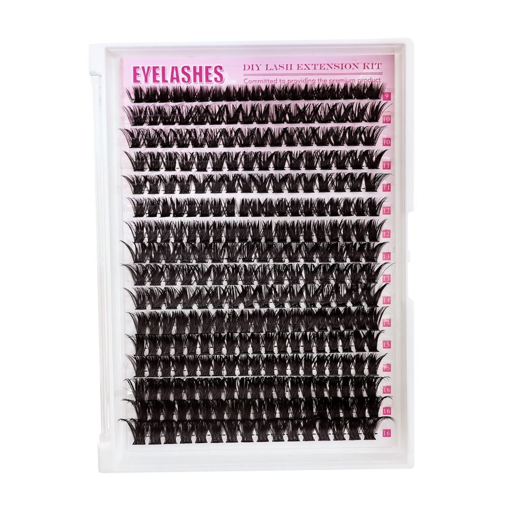 Eyelash Extension Cluster - Набор для самостоятельного наращивания ресниц: натуральный