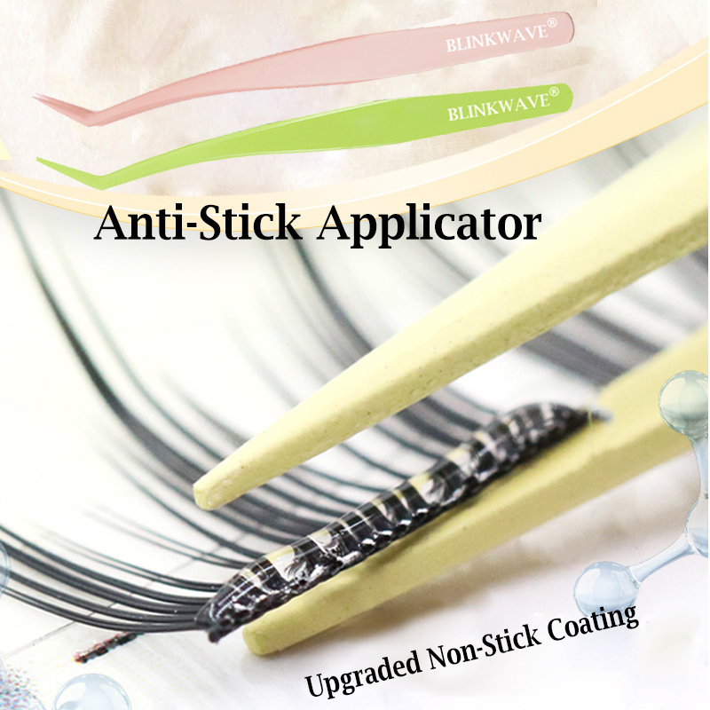Lash Extension Tweezers - Аппликатор с антипригарным покрытием, без клея,