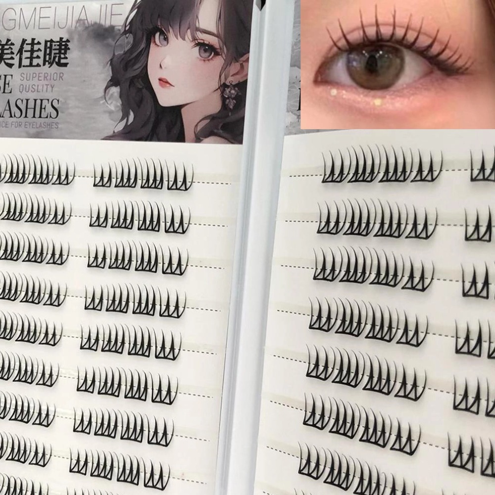 Eyelash Extension Korea - U-образные накладные ресницы без клея, большая
