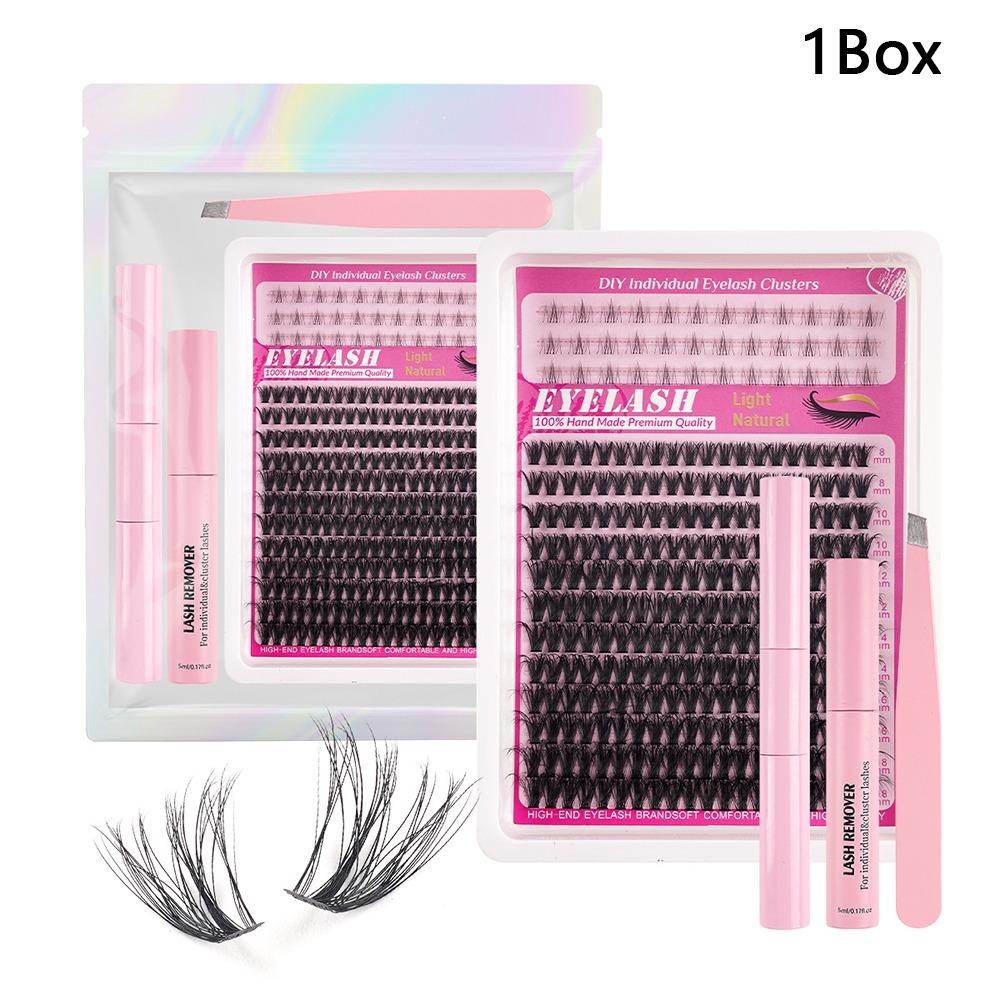 Eyelash Extension Cluster - Накладные ресницы 8-18 мм: натуральный вид,