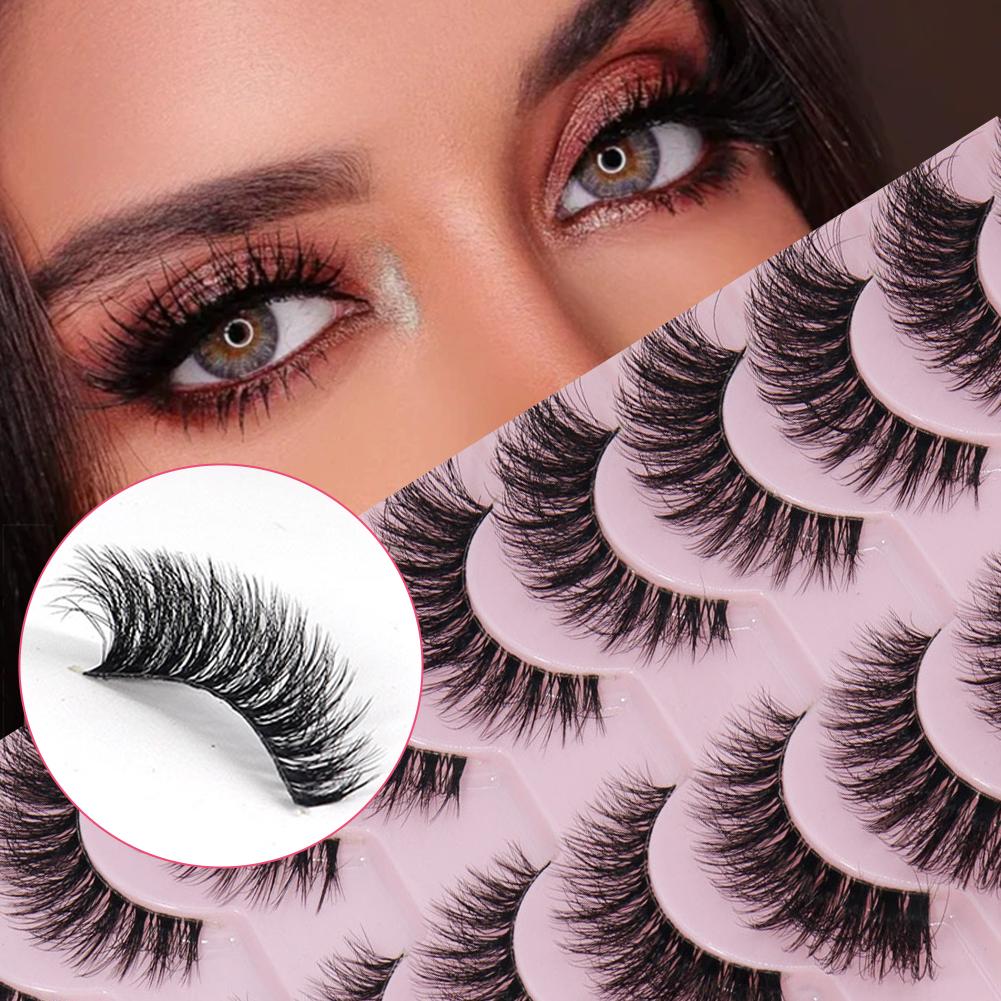 Eyelash Extension For Big Eyes - Пышные накладные ресницы «Лисий взгляд» /