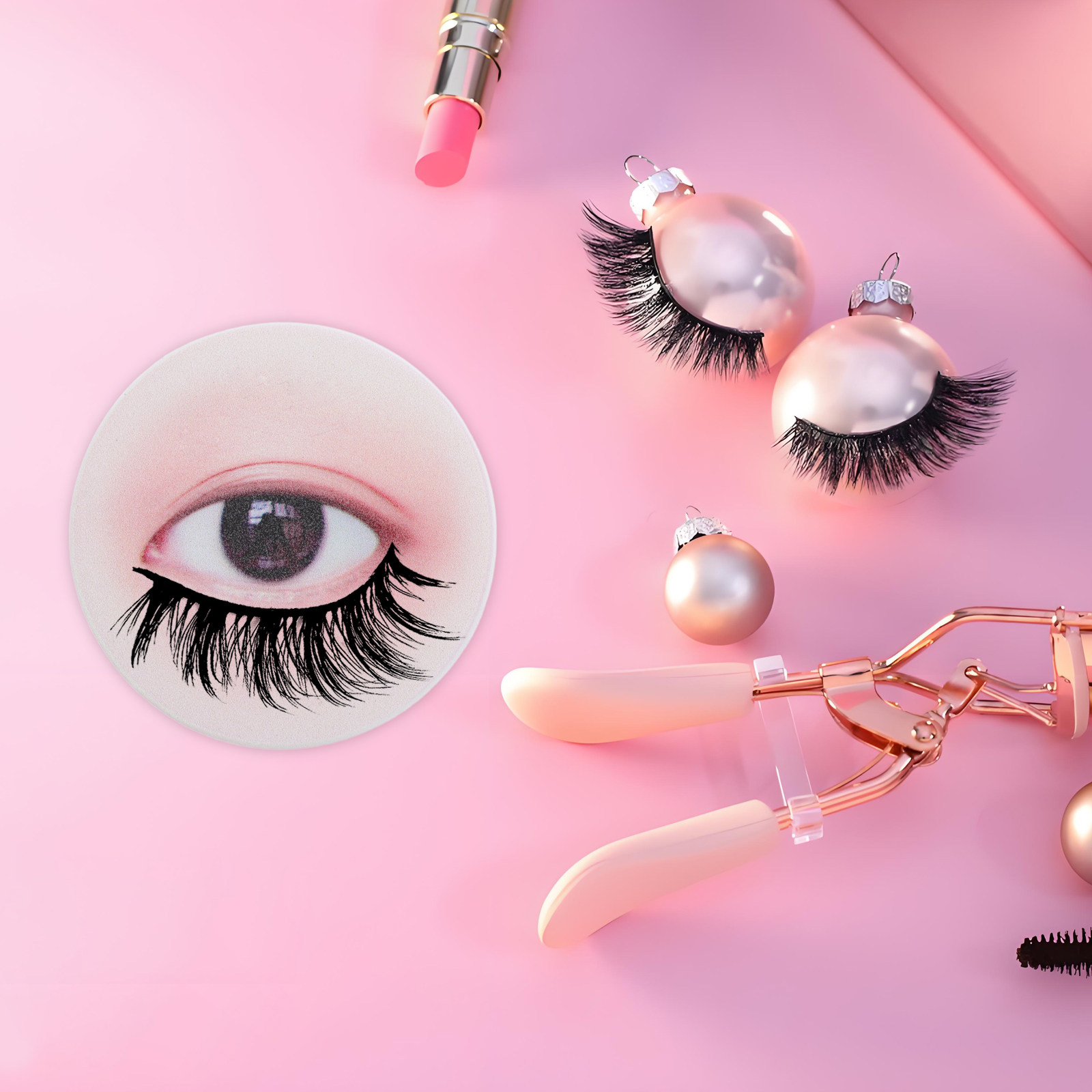 Eyelash Extensions - Набор из 3-х черных многоразовых тренировочных