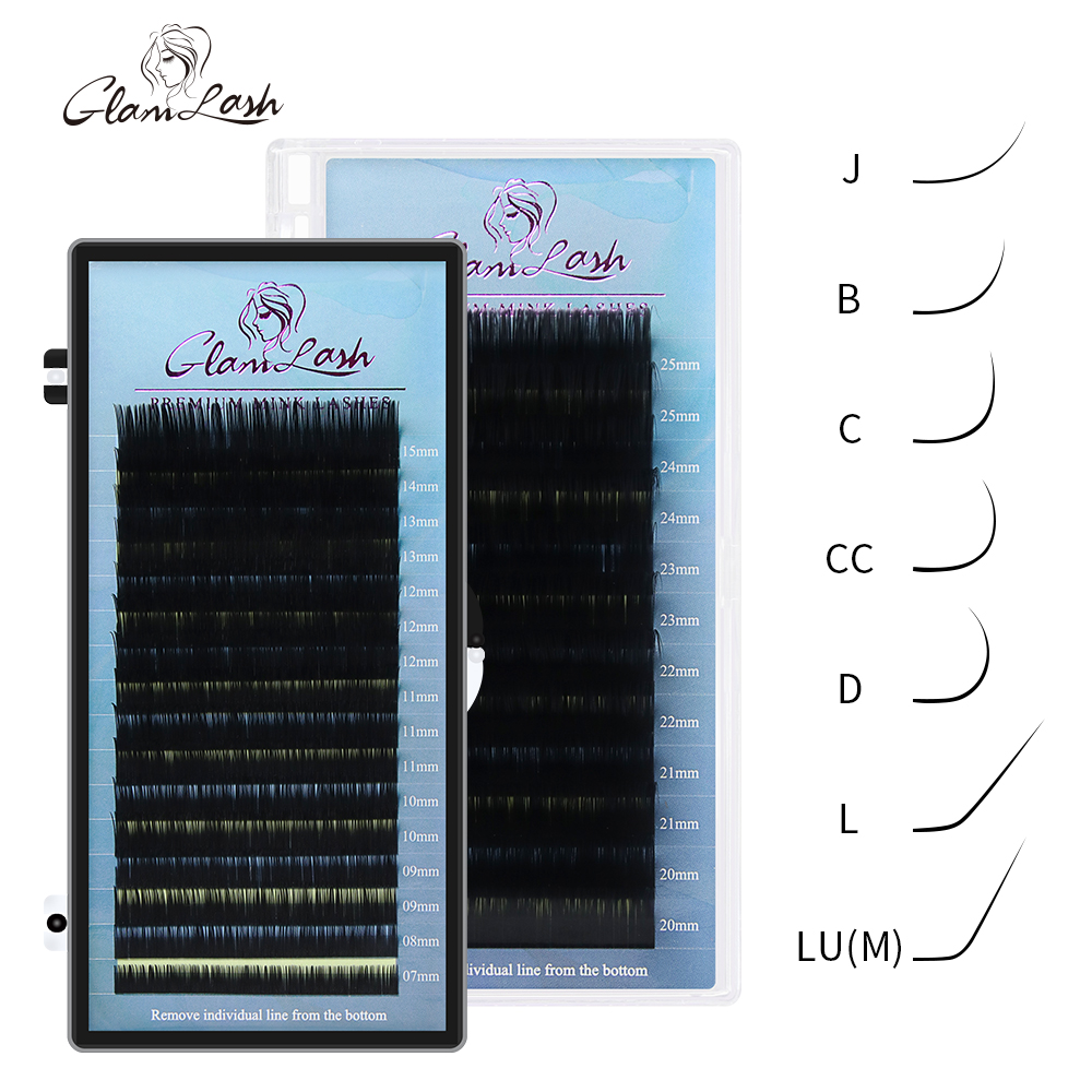 Eyelash Extension Hybrid - GLAMLASH Mix 7 ~ 15/15-20/20-25 мм