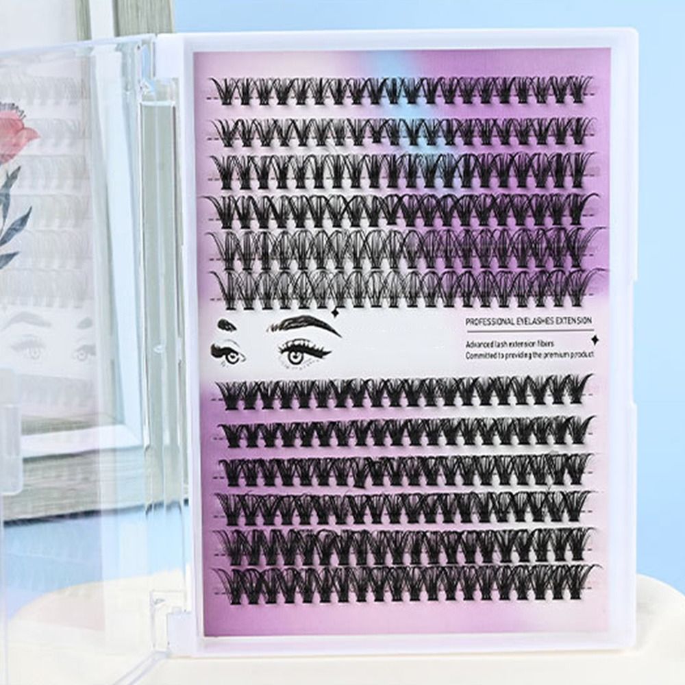 Натуральные накладные ресницы  – обзор и цена Eyelash Extension Cluster