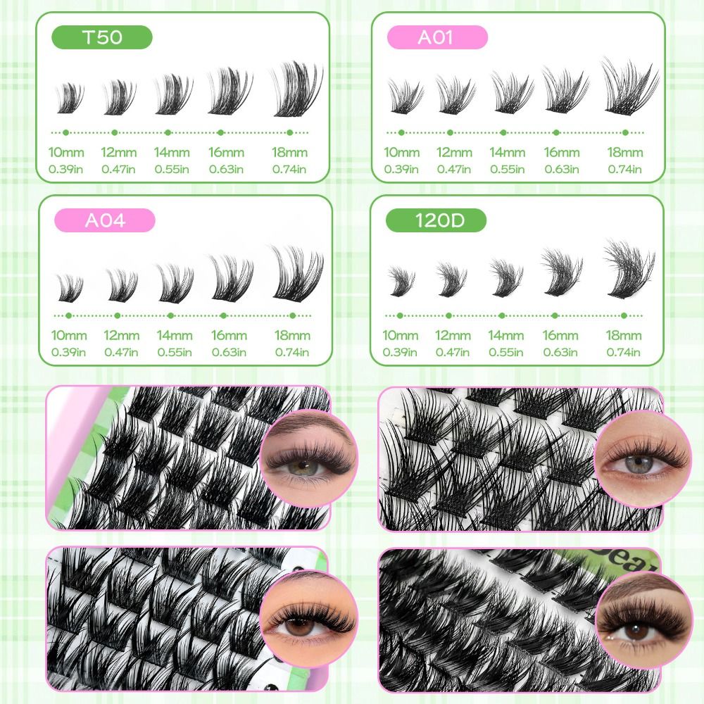 Накладные ресницы Natural Look – обзор и цена Eyelash Extension Cluster