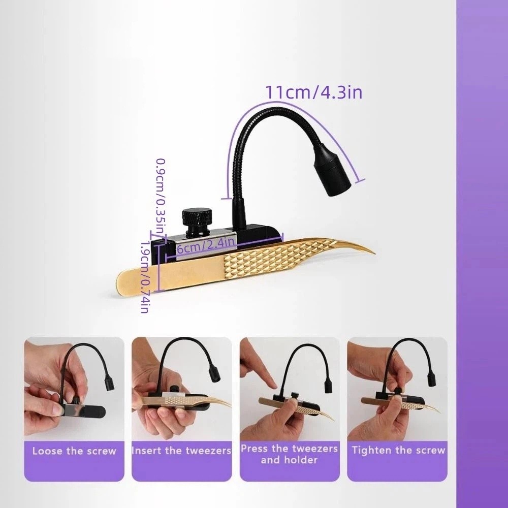 Портативная УФ-лампа для наращ – обзор и цена Lash Extension Tweezers