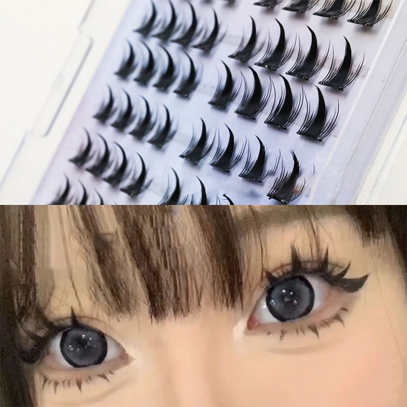 Искусственные ресницы для имит – обзор и цена Eyelash Extension Cluster