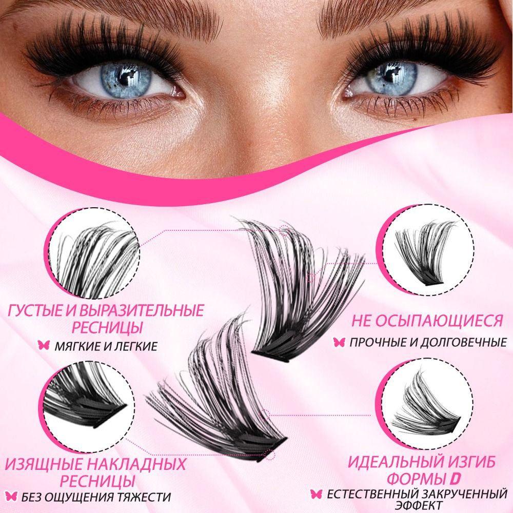 Набор для самостоятельного нар – обзор и цена Eyelash Extension Cluster