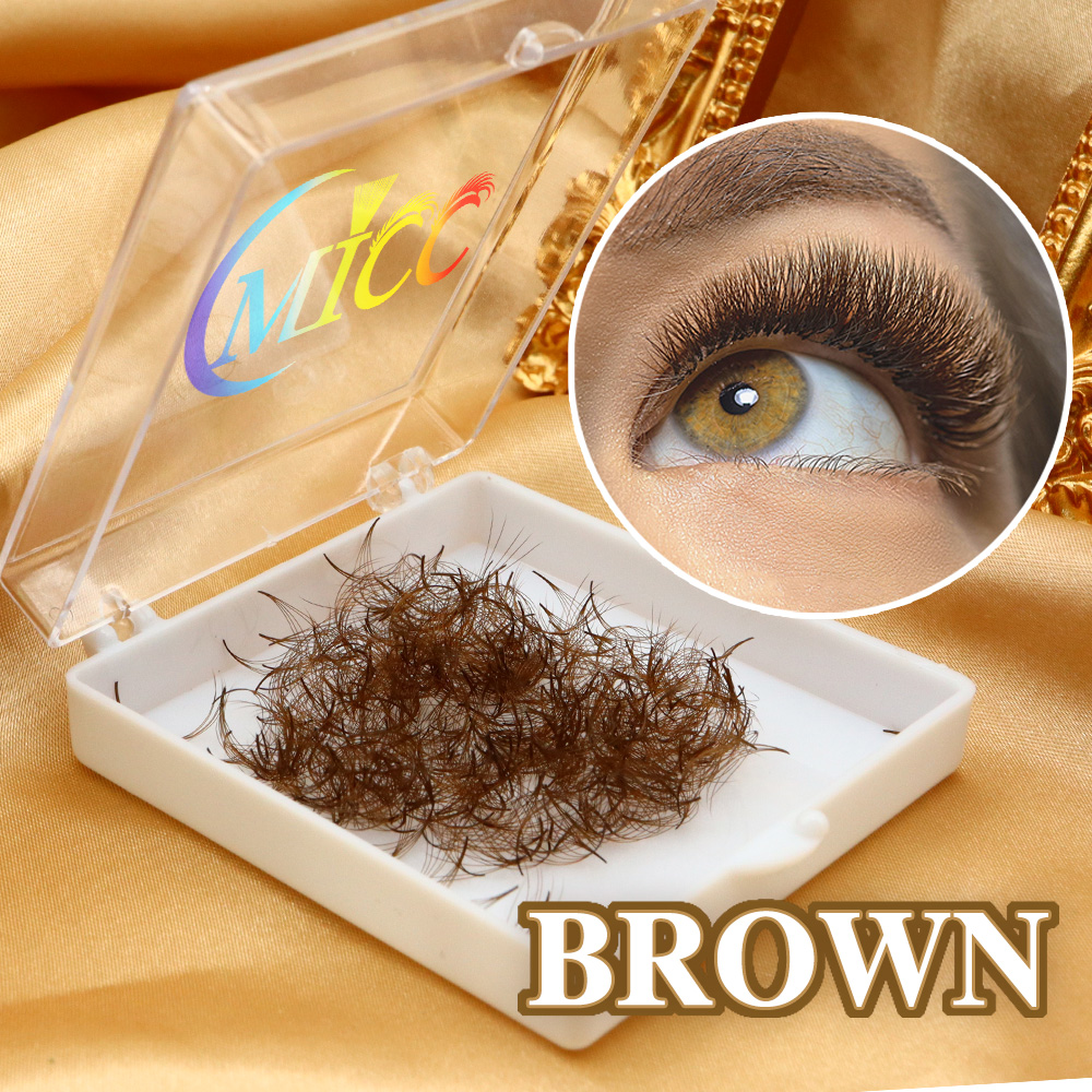 1000 вееров PBT Hybrid Brown Г – обзор и цена Eyelash Extension Hybrid