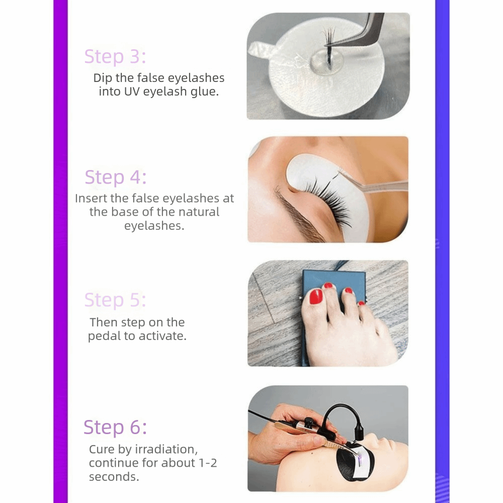 Портативная УФ-лампа для наращ – обзор и цена Lash Extension Tweezers