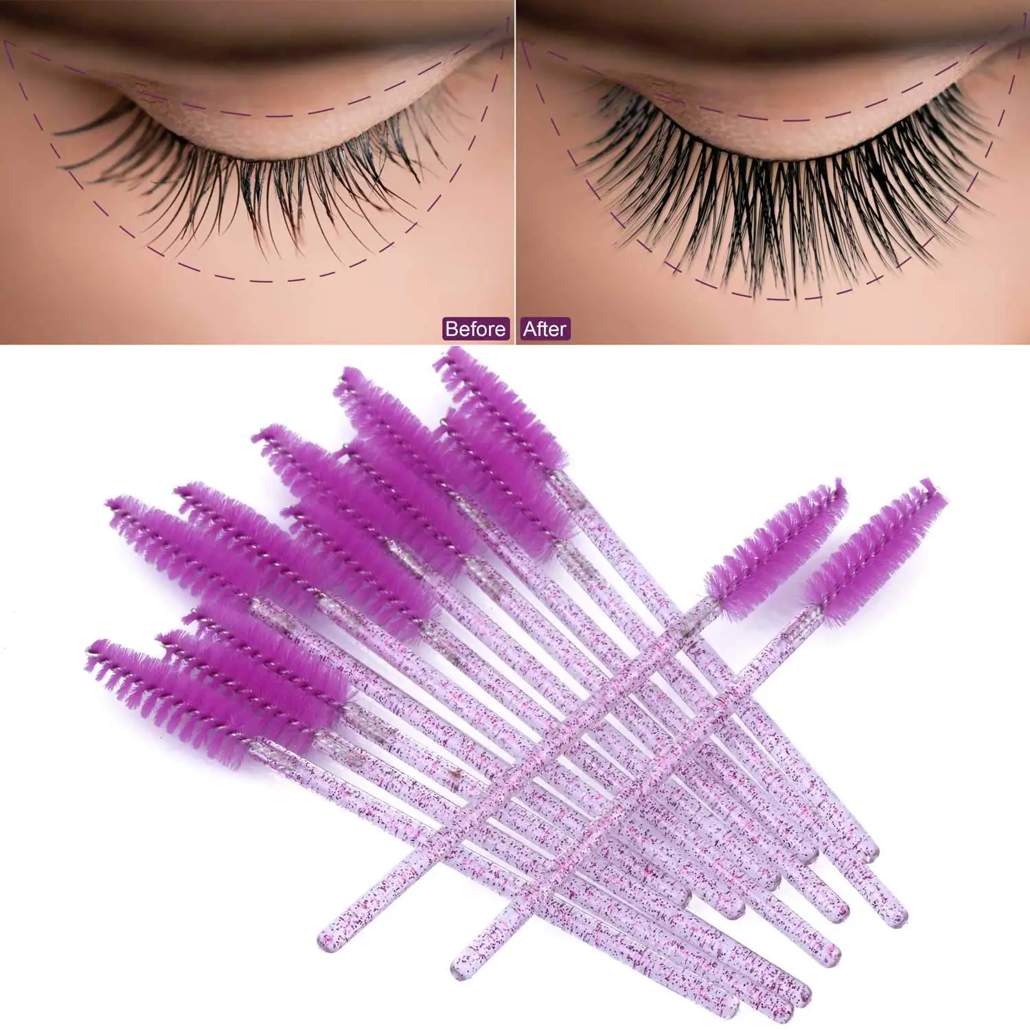 100/1000/2000 шт. одноразовые  – обзор и цена Eyelash Extension Options