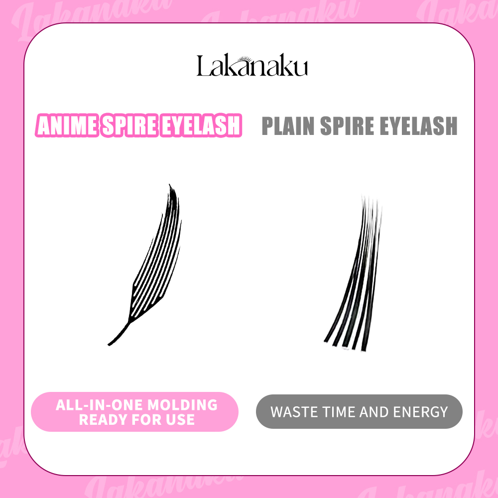 LAKANAKU Manga Аниме Spire Нар – обзор и цена Eyelash Extension Hybrid