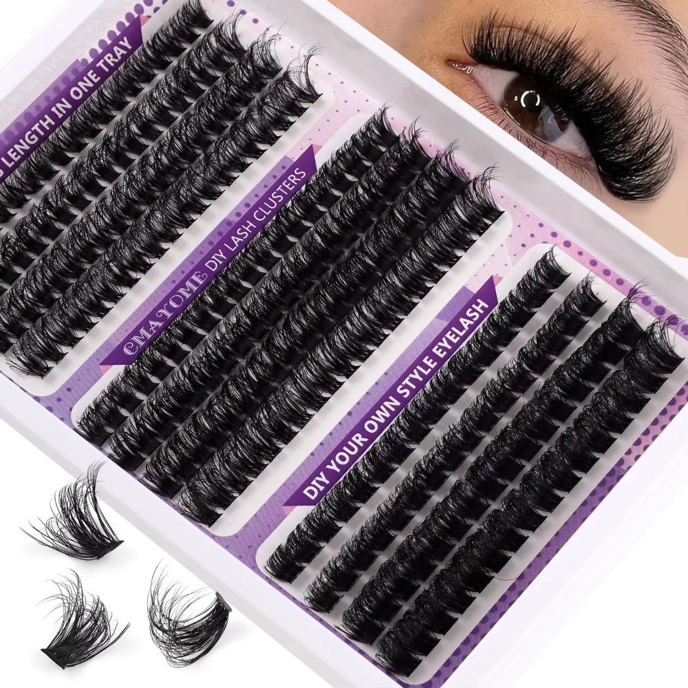 Натуральные накладные ресницы  – обзор и цена Eyelash Extension Cluster