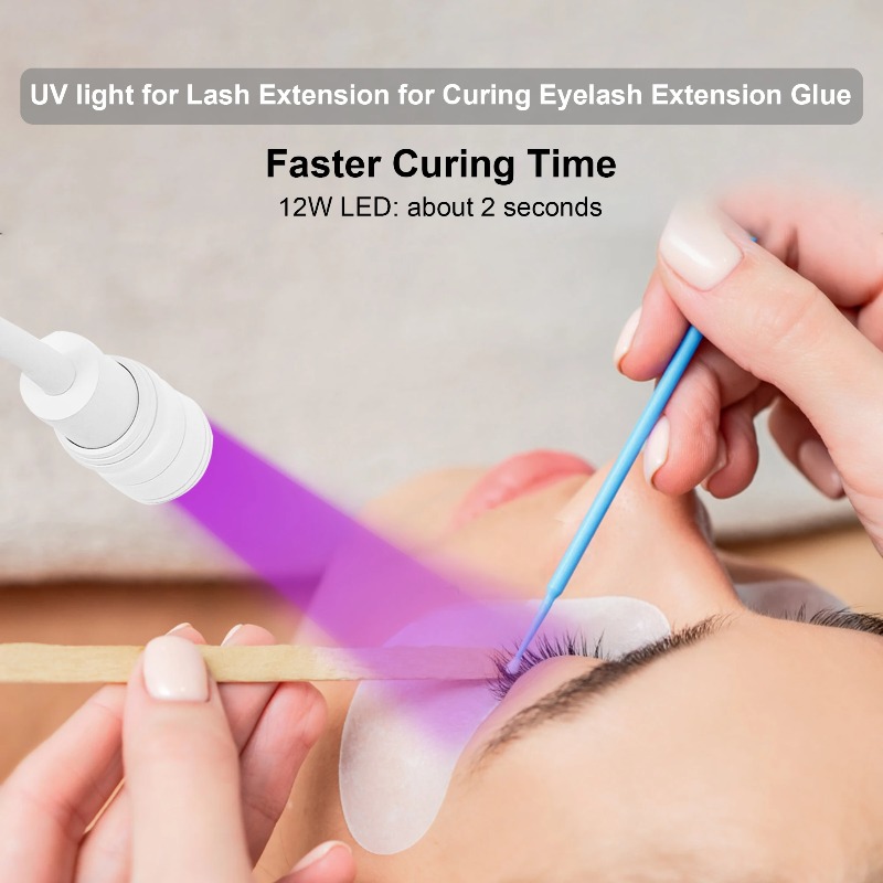 УФ-лампа для наращивания ресни – обзор и цена Eyelash Extension Uv Glue