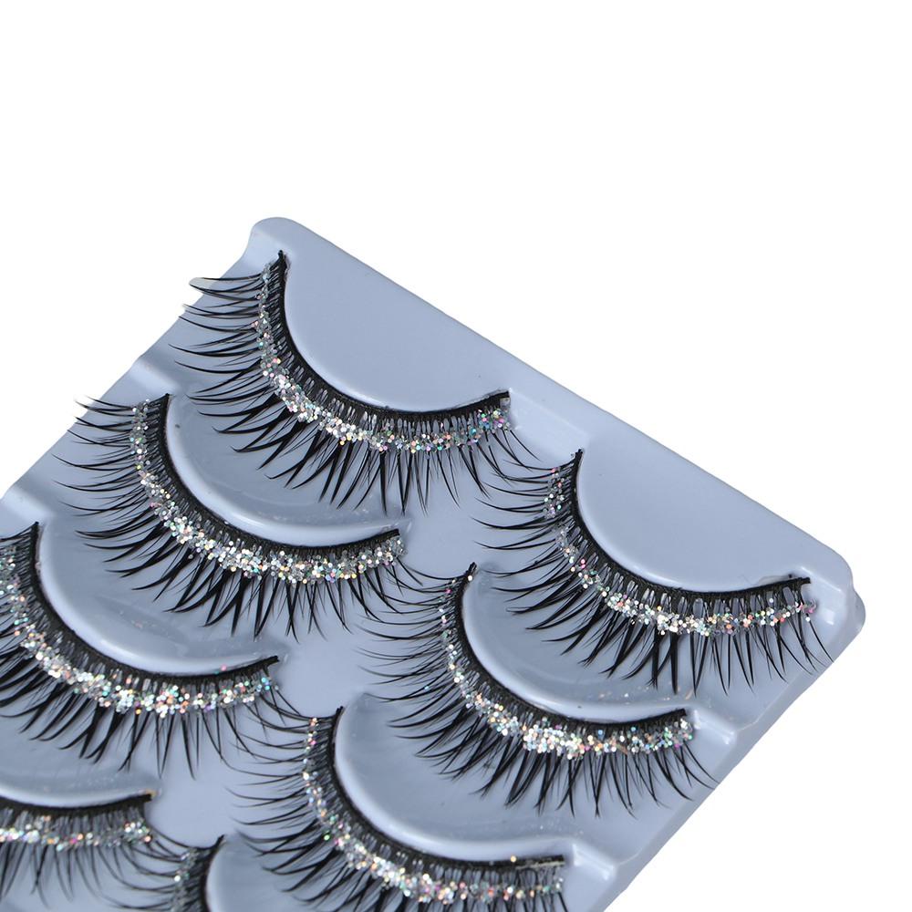 Накладные ресницы с блестками  – обзор и цена Eyelash Extension For Big Eyes