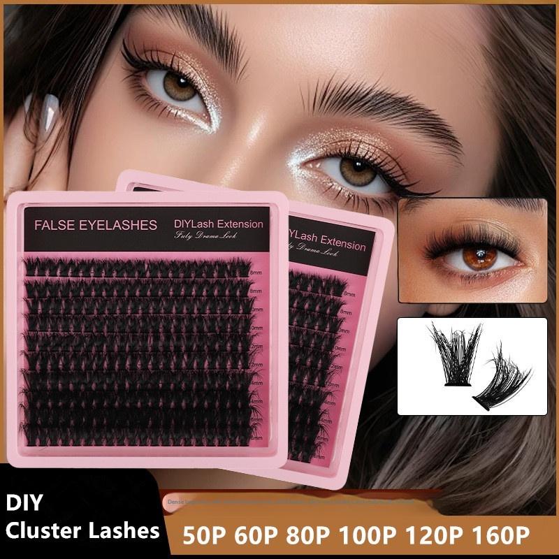 Новые пышные толстые ресницы-п – обзор и цена Eyelash Extension Cluster