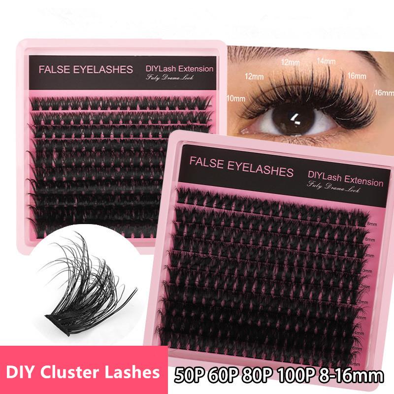 Новые пышные толстые ресницы-п – обзор и цена Eyelash Extension Cluster