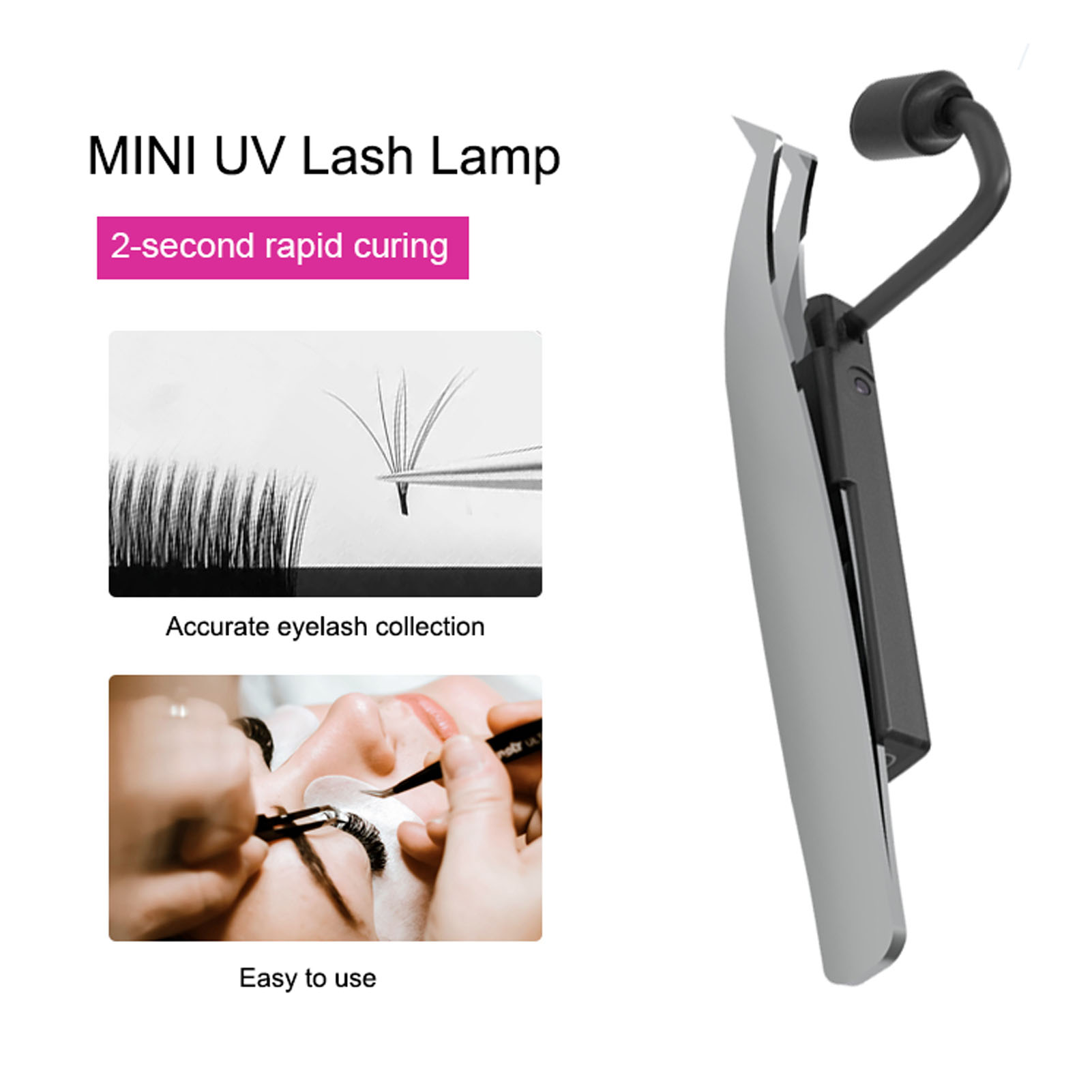 Светодиодная лампа для наращив – обзор и цена Lash Extension Tweezers