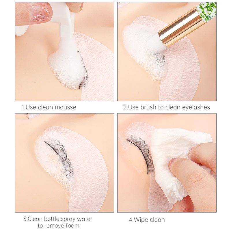 Щеточки для чистки ресниц, 20  – обзор и цена Eyelash Extension Guide