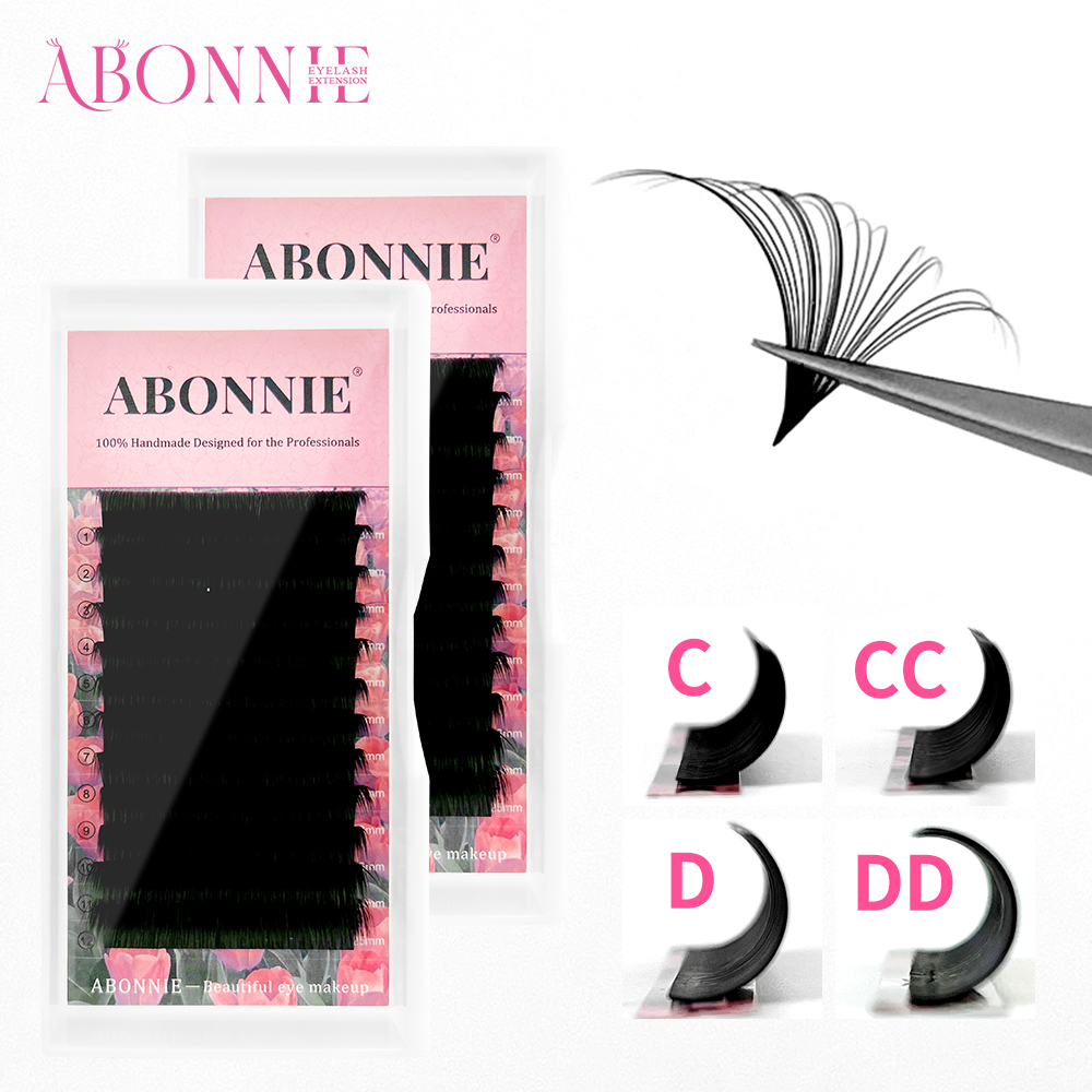 ABONNIE матовые черные легкие  – обзор и цена Eyelash Extension Hybrid